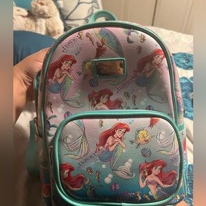 Pink A la mode disney little mermaid mini backpack